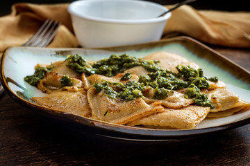 Pesto Meat Ravioli