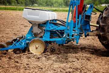Farm Equipment Planting Corn 