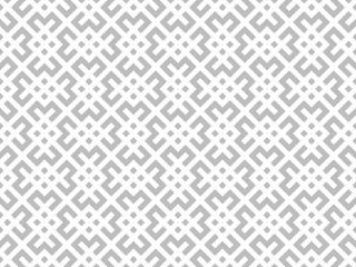 Abstract geometric pattern. A seamless vector background. White and grey ornament. Graphic modern pattern. Simple lattice graphic design.
