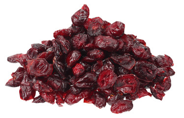 Cranberry isolated on a white background. Food