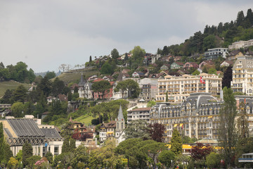 Fototapeta premium view of montre switzerland