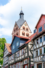 Fototapeta premium Marienkirche Barbarossastadt Gelnhausen