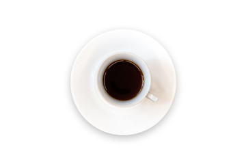 top view coffee Cup / Cup and saucer