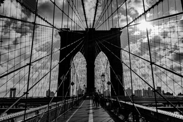 Fototapeta na wymiar brooklyn bridge in new york
