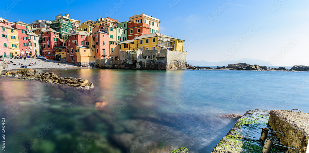 Wall mural Boccadasse, old maritime village in Genoa