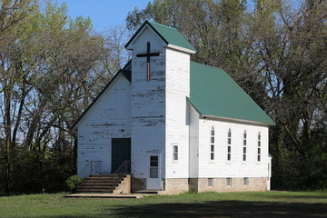 Obraz premium old wooden church