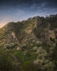 Geopark Turold Mikulov, Czech Republic ay Sunset