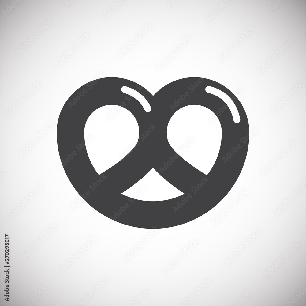 Poster cookie icon on background for graphic and web design. simple vector sign. internet concept symbol fo