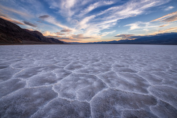 Badwater basin, Death Valley National Park - obrazy, fototapety, plakaty