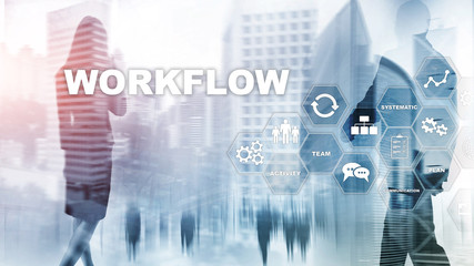 Automation of business workflows. Work process. Reliability and repeatability in technology and financial processes