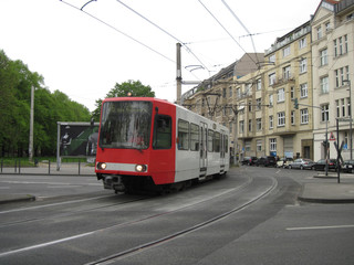 Fototapeta na wymiar Cologne-Bonn metrotram