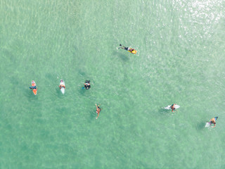 sunny day with crystal clear water at arpoador beach, ipanema, rio de janeiro