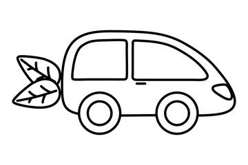 Eco car and save planet design