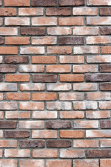 Brown brick wall as a background or texture