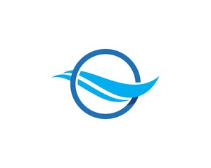 Water wave Logo Template