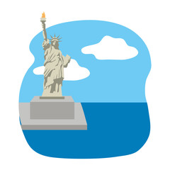 Statue of Liberty in New York design