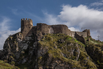 atskuri stronghold in georgian village