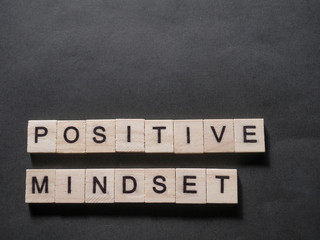 Positive Mindset, Motivational Words Quotes Concept