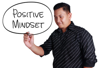 Positive Mindset, Motivational Words Quotes Concept