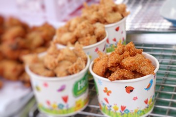 Fried chicken at street food