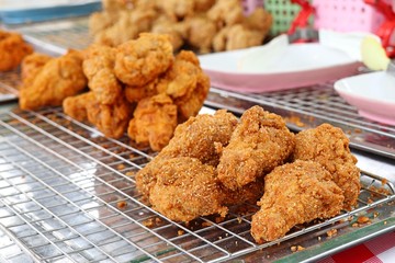 Fried chicken at street food
