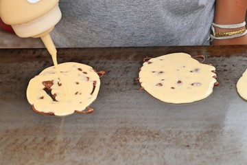 Tasty pancake  at street food