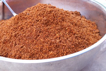 chili paste at street food