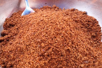 chili paste at street food