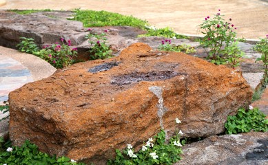 Vintage table and chair marble