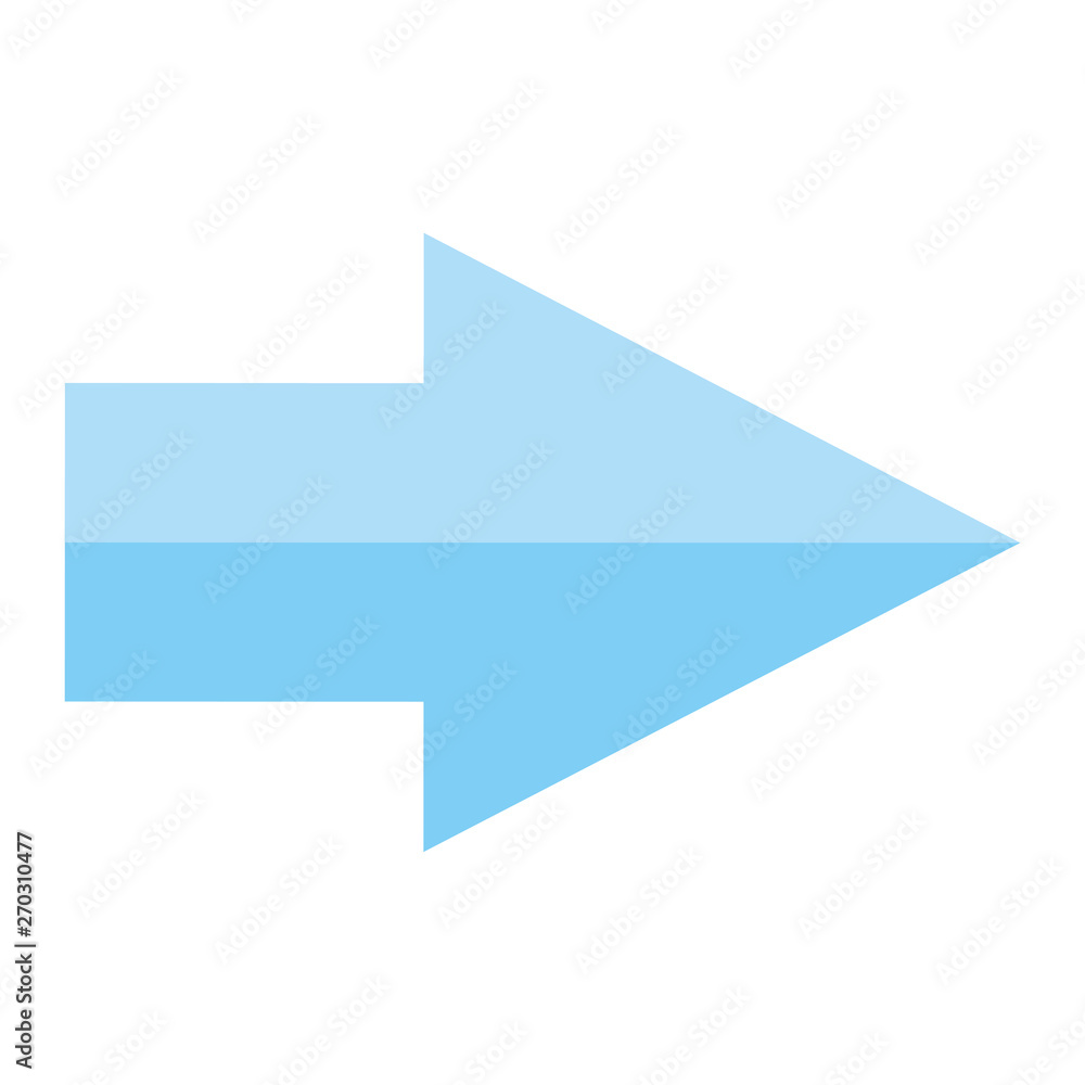 Poster arrow index direction isolated icon