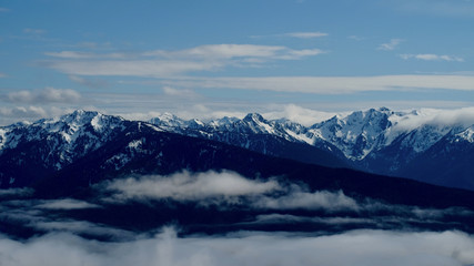 Fototapeta na wymiar Hurricane Ridge Mountains