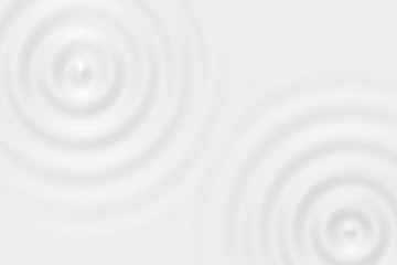 Top view of white water ring or white liquid surface, soft background texture