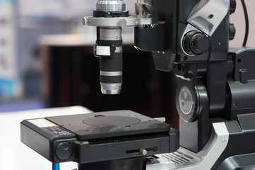 Digital microscope in the office.