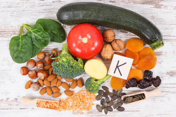 Natural ingredients as source potassium, vitamin K, minerals and fiber
