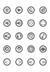 set of icons