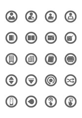 set of icons