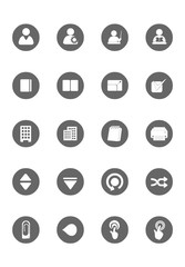 set of icons