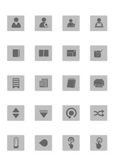 set of icons