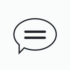 Speech bubble icon