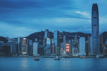 Hong Kong Scenery, View From Victoria Harbour