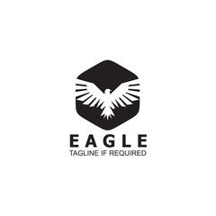 Fototapeta premium Eagle logo inspiration vector template