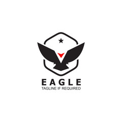 Eagle logo inspiration vector template