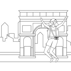 Arch of Triumph of Paris design