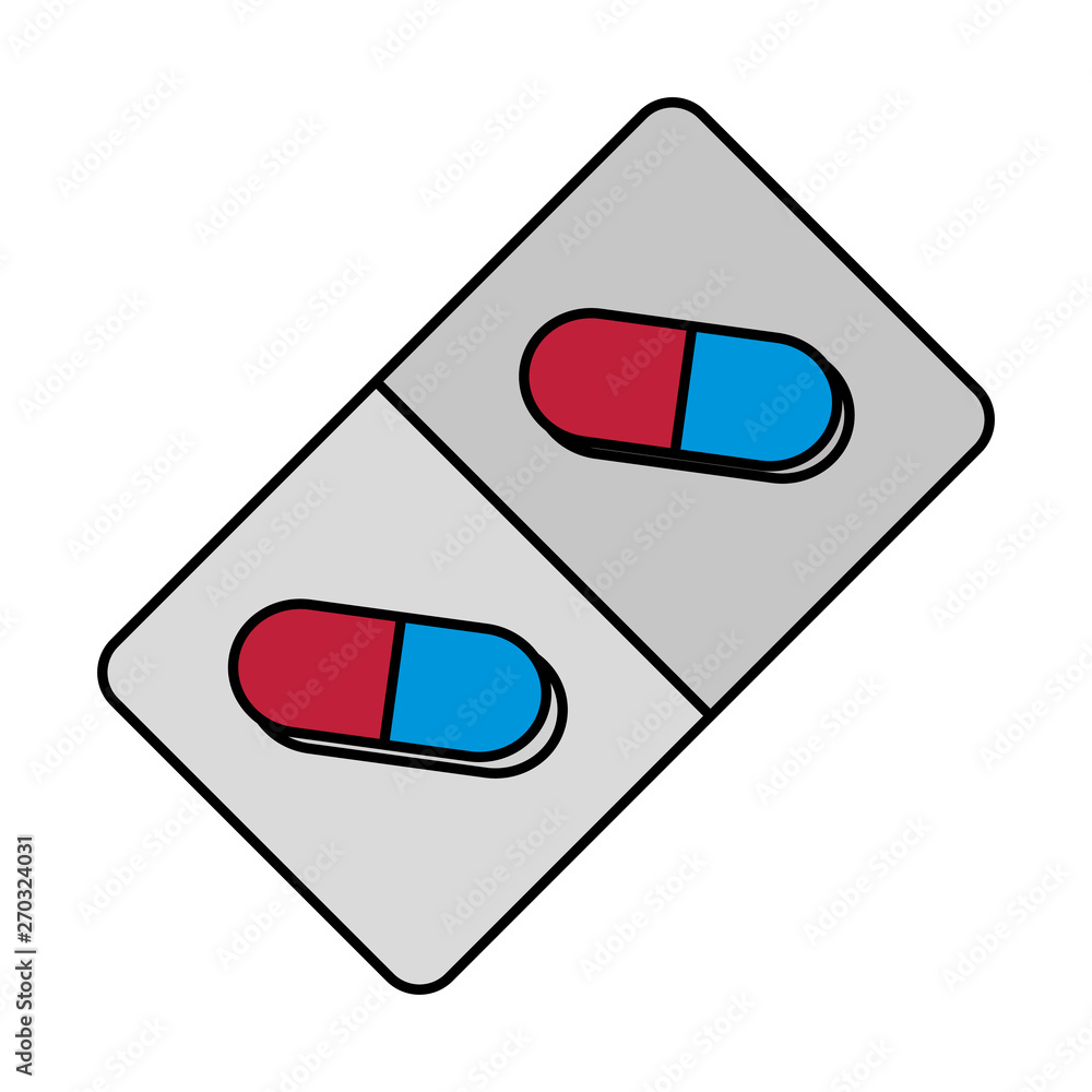 Canvas Prints capsules drugs medial isolated icon