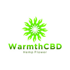 CBD logo for legal use and medical