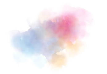 Abstract watercolor digital art painting soft focus for texture background