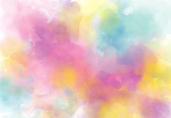 Abstract watercolor digital art painting soft focus for texture background