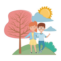 Girl and Boy Friendship design