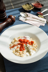 Dumplings Turkish food 