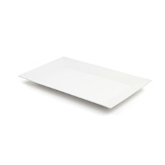 white ceramic square plate tableware